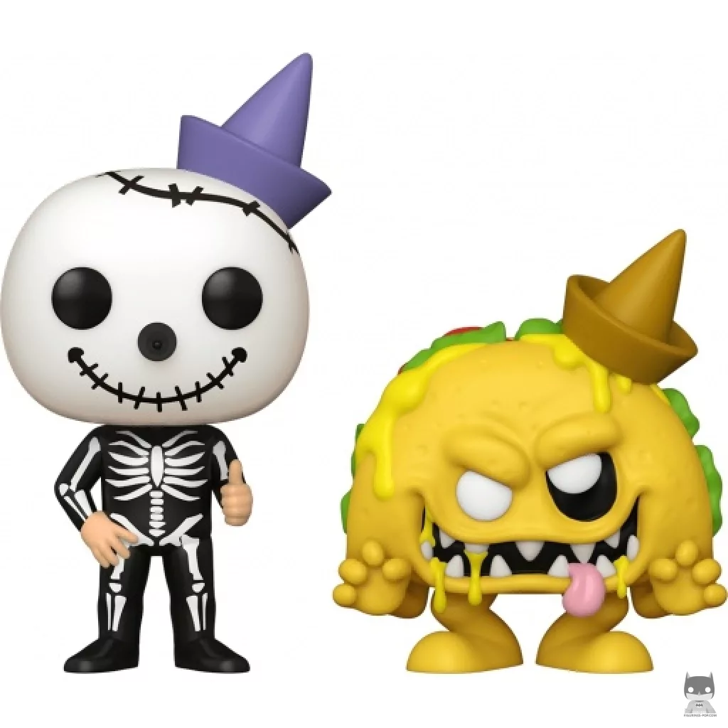 Figura Funko Pop! Skeleton Jack & Monster Taco (Ad Icons)