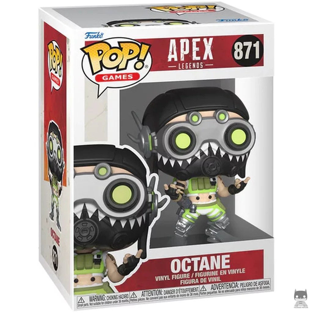 Figura Funko Pop! Octane en su caja