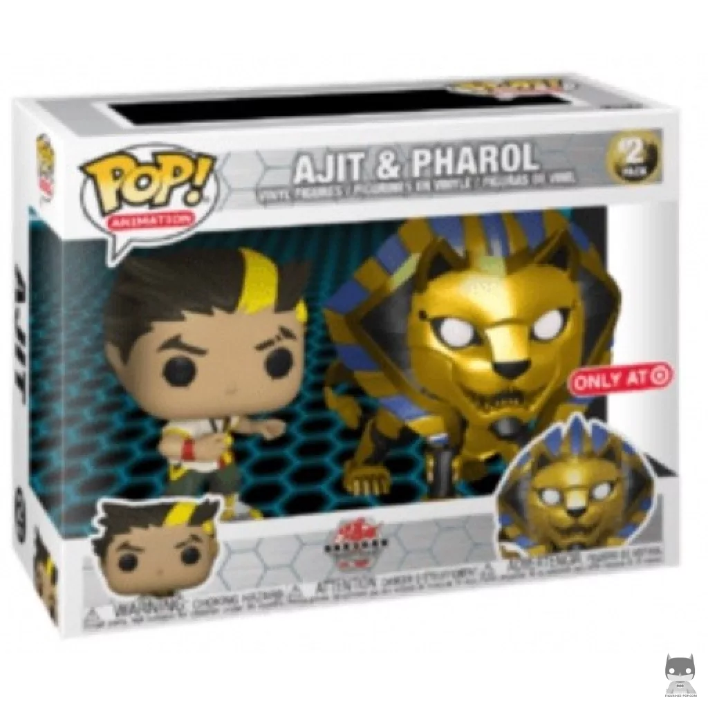 Figura Funko Pop! Ajit & Pharol (Metalizado) en su caja