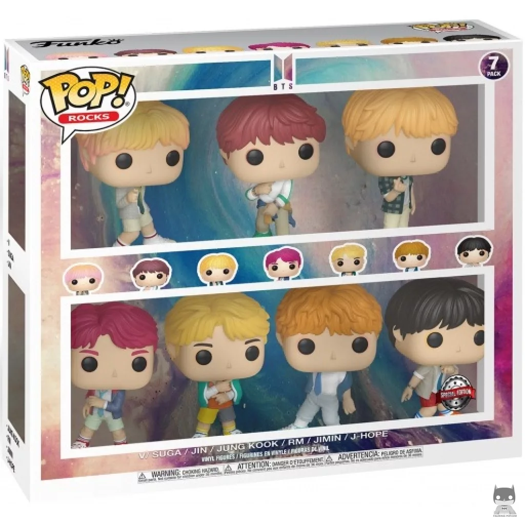 Figura Funko Pop! BTS en su caja