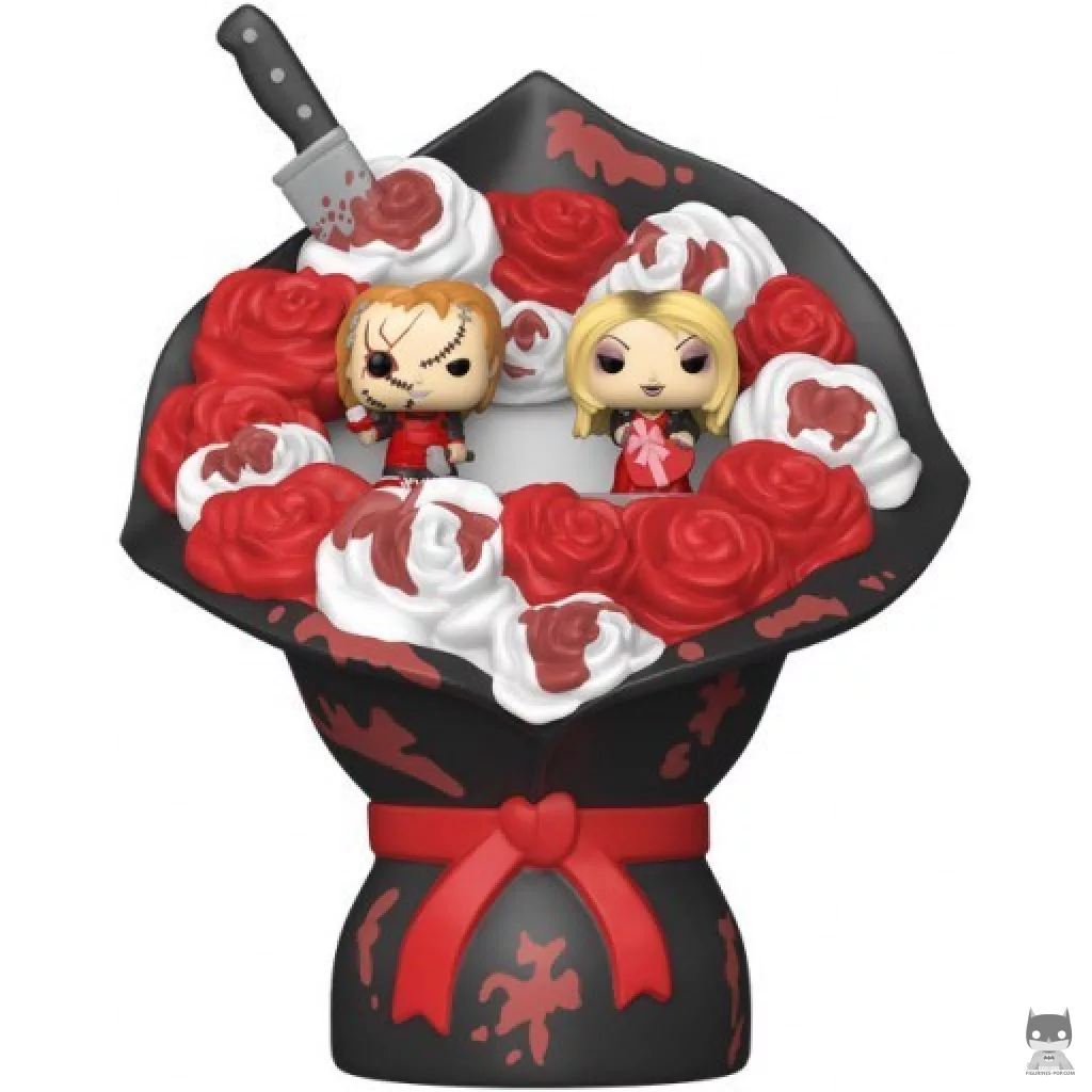 Figura Funko Pop! Ramo de Chucky & Tiffany (San Valentín) (Chucky)