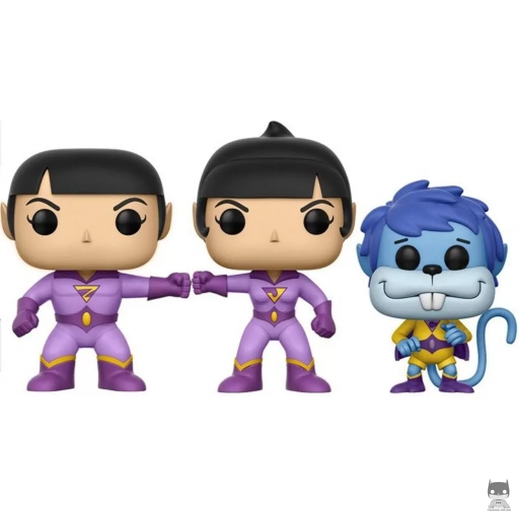Figura Funko Pop! Los Gemelos Fantásticos (Zan, Jayna & Gleek) (DC Super Heroes)