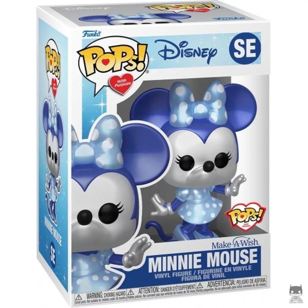 Figura Funko Pop! Minnie Mouse (Metalizado) en su caja