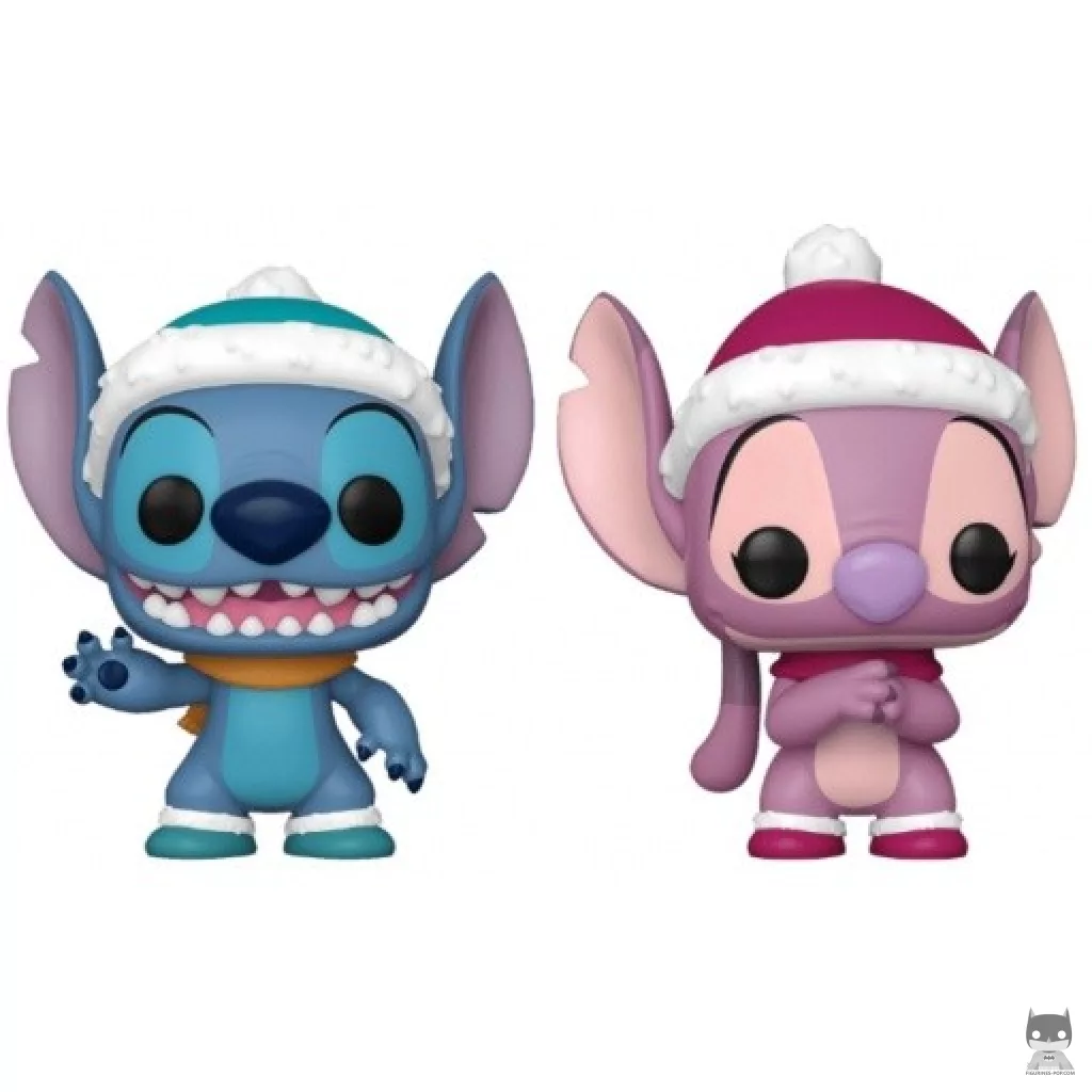 Figura Funko Pop! Stitch & Angel de invierno (Disney Animation)