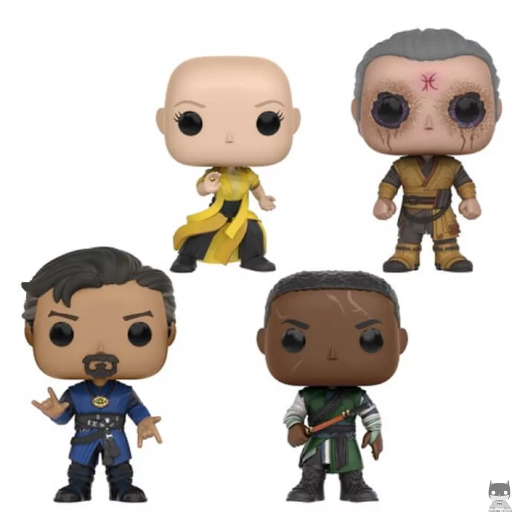 Figura Funko Pop! Doctor Strange, Karl Mordo, la Anciana & Kaecilius (Doctor Strange)