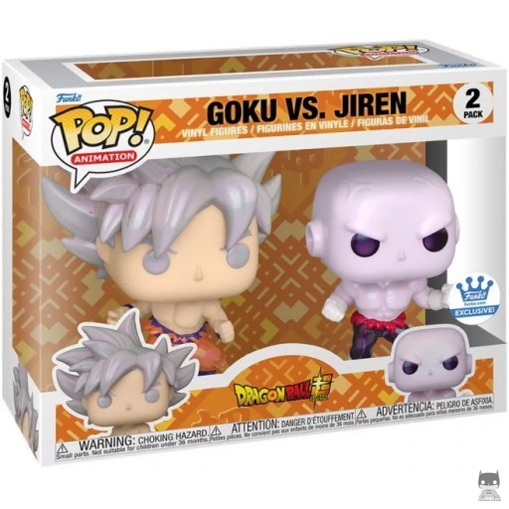 Figura Funko Pop! Goku vs Jiren (Perlado) en su caja