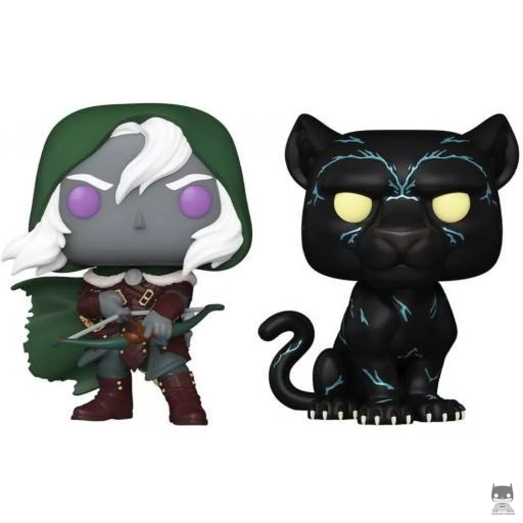 Figura Funko Pop! Drizzt Do'Urden & Guenhwyvar (Dungeons & Dragons)