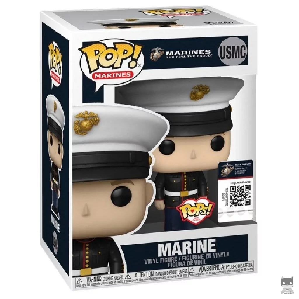Figura Funko Pop! Marine con uniforme de ceremonia en su caja