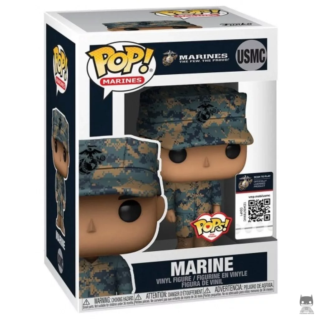 Figura Funko Pop! Marine (Hispano) en su caja