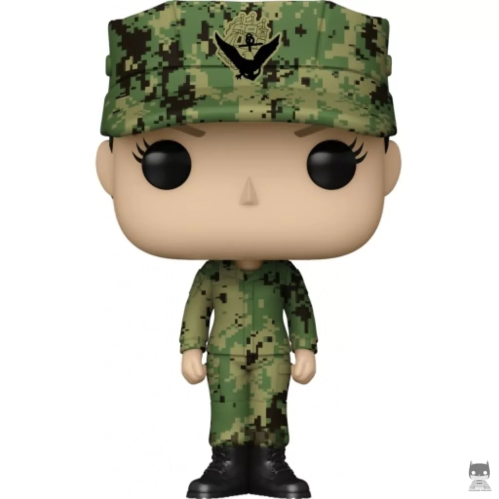 Figura Funko Pop! Marinera de la Armada de EE. UU. (Caucásica) (Ejército de EE. UU.)