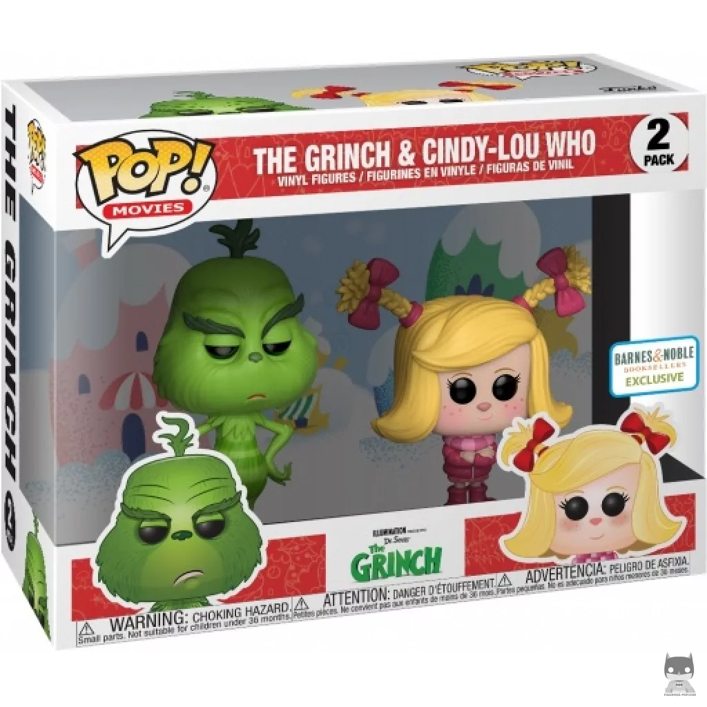 Figura Funko Pop! El Grinch & Cindy Lou Quién en su caja