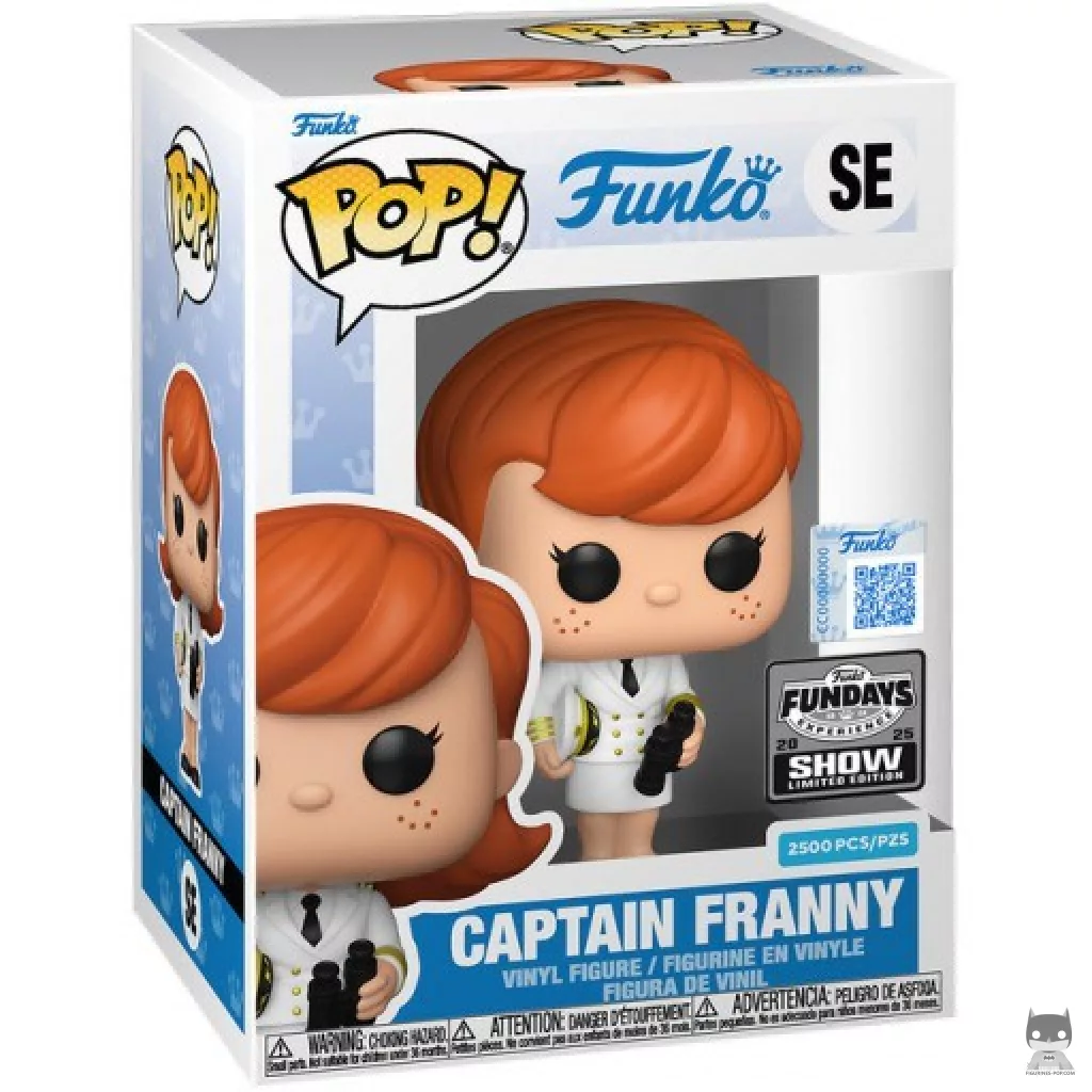 Figura Funko Pop! Capitana Franny en su caja