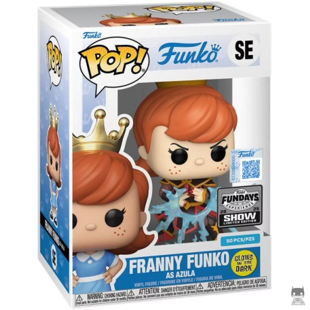 Figura Funko Pop! Franny Funko como Azula (Brilla en la oscuridad) en su caja