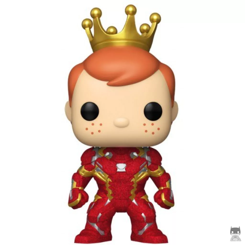 Figura Funko Pop! Freddy Funko como Iron Man (Purpurina de diamante) (Freddy Funko)