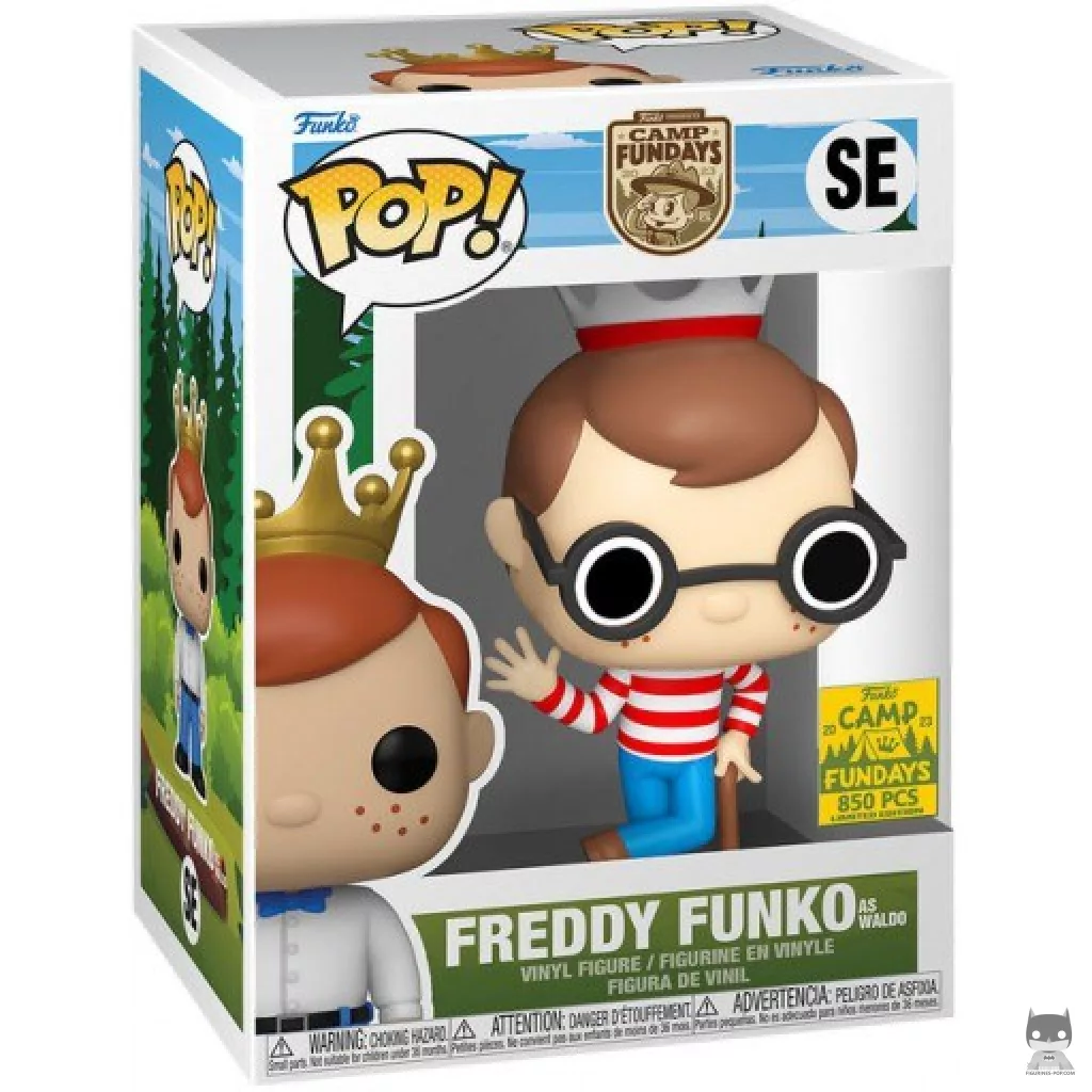 Figura Funko Pop! Freddy Funko como Wally en su caja