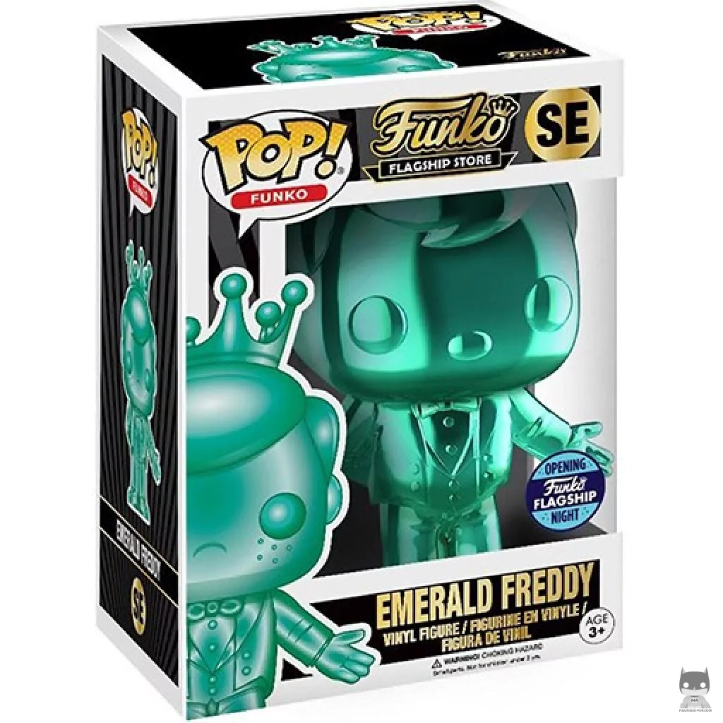 Figura Funko Pop! Freddy Funko con esmoquin (Verde) en su caja