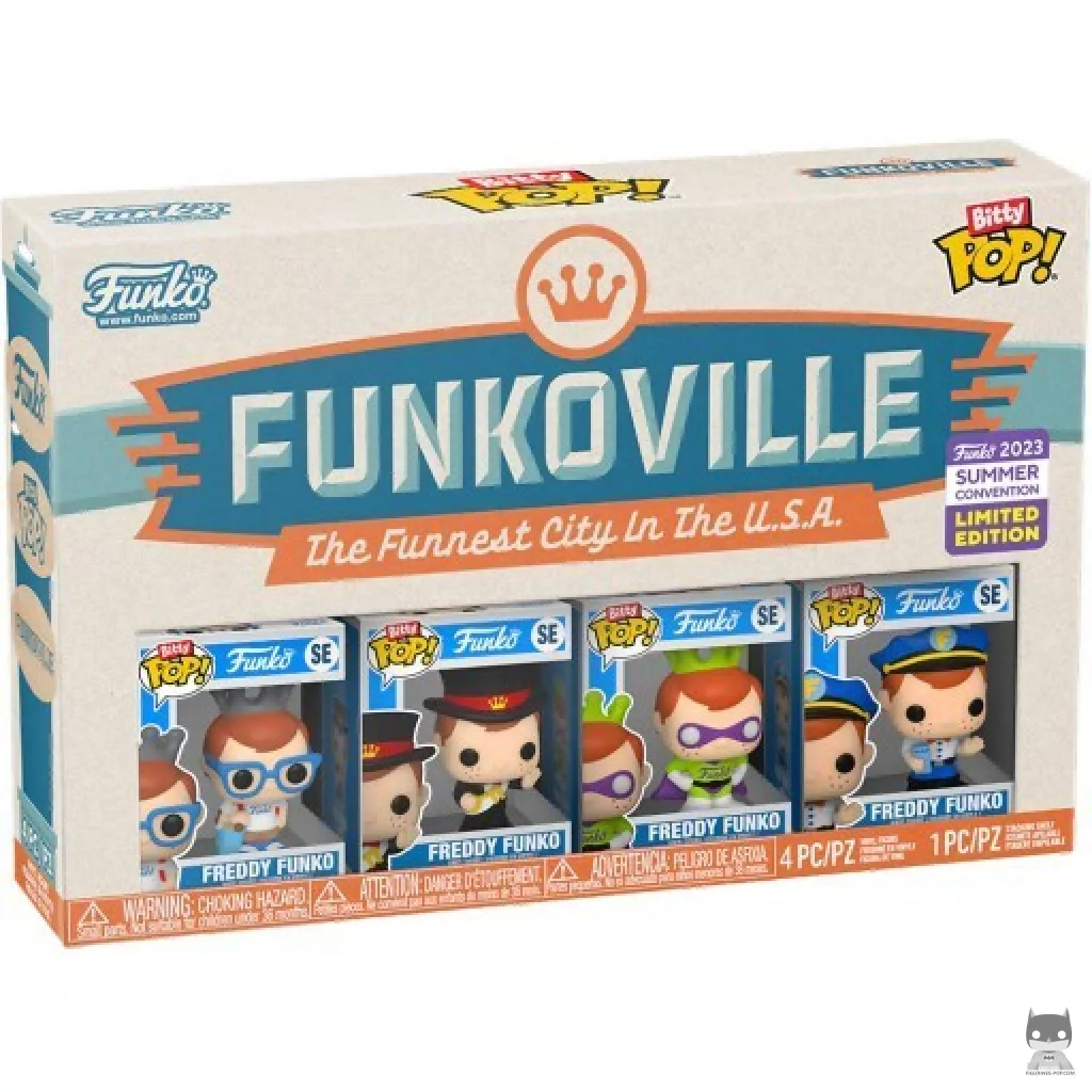Figura Funko Pop! Funkoville en su caja