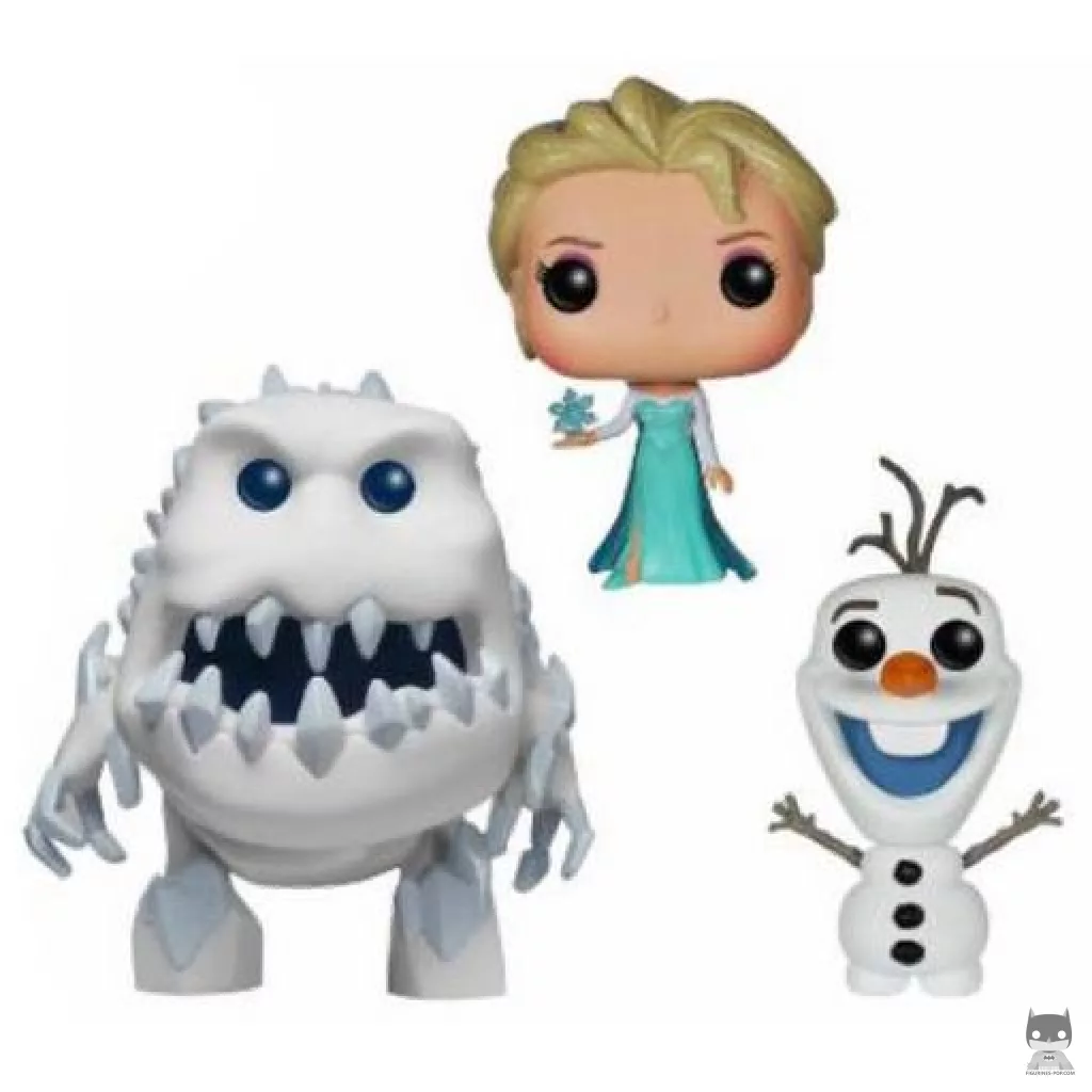 Figura Funko Pop! Elsa, Malvavisco & Olaf (Frozen)
