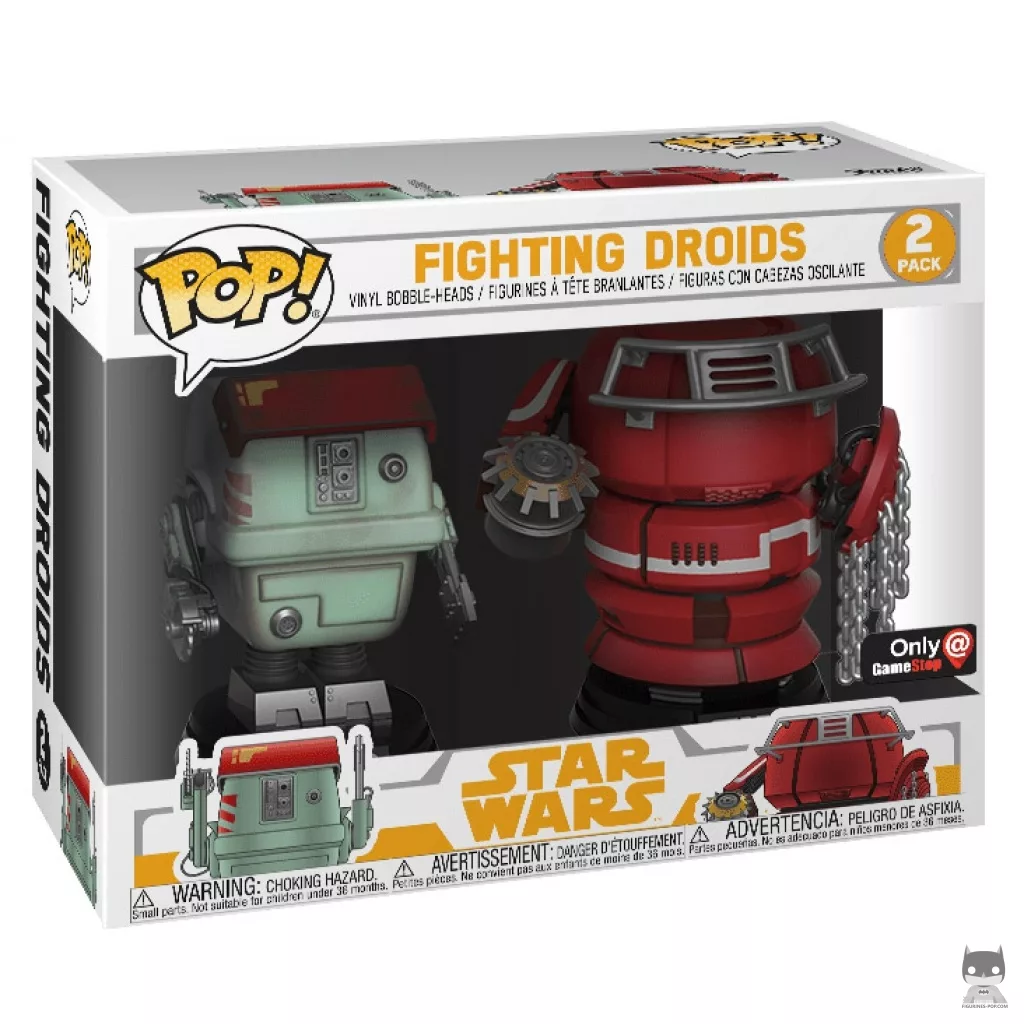 Figura Funko Pop! Droides luchando en su caja
