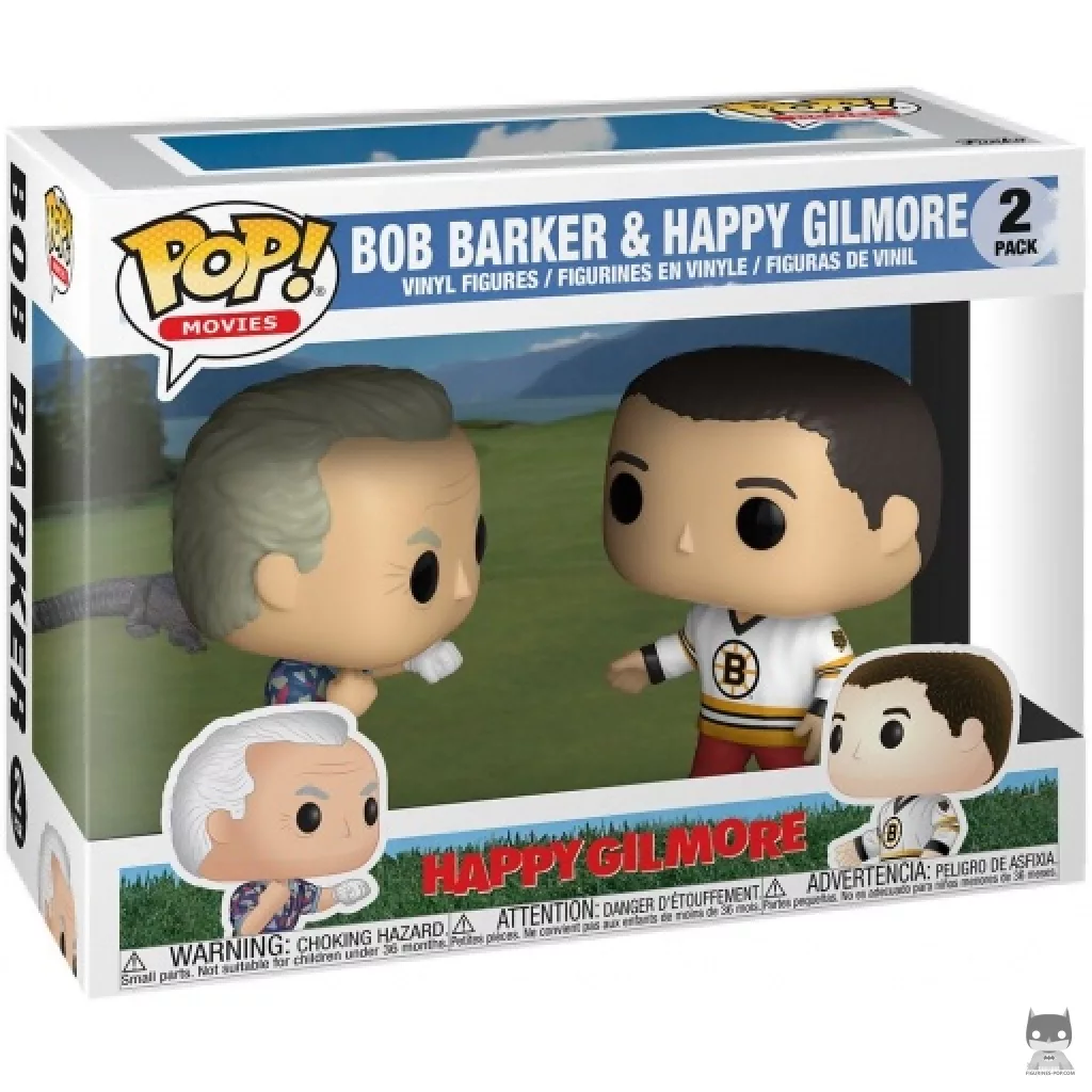 Figura Funko Pop! Bob Barker & Happy Gilmore en su caja