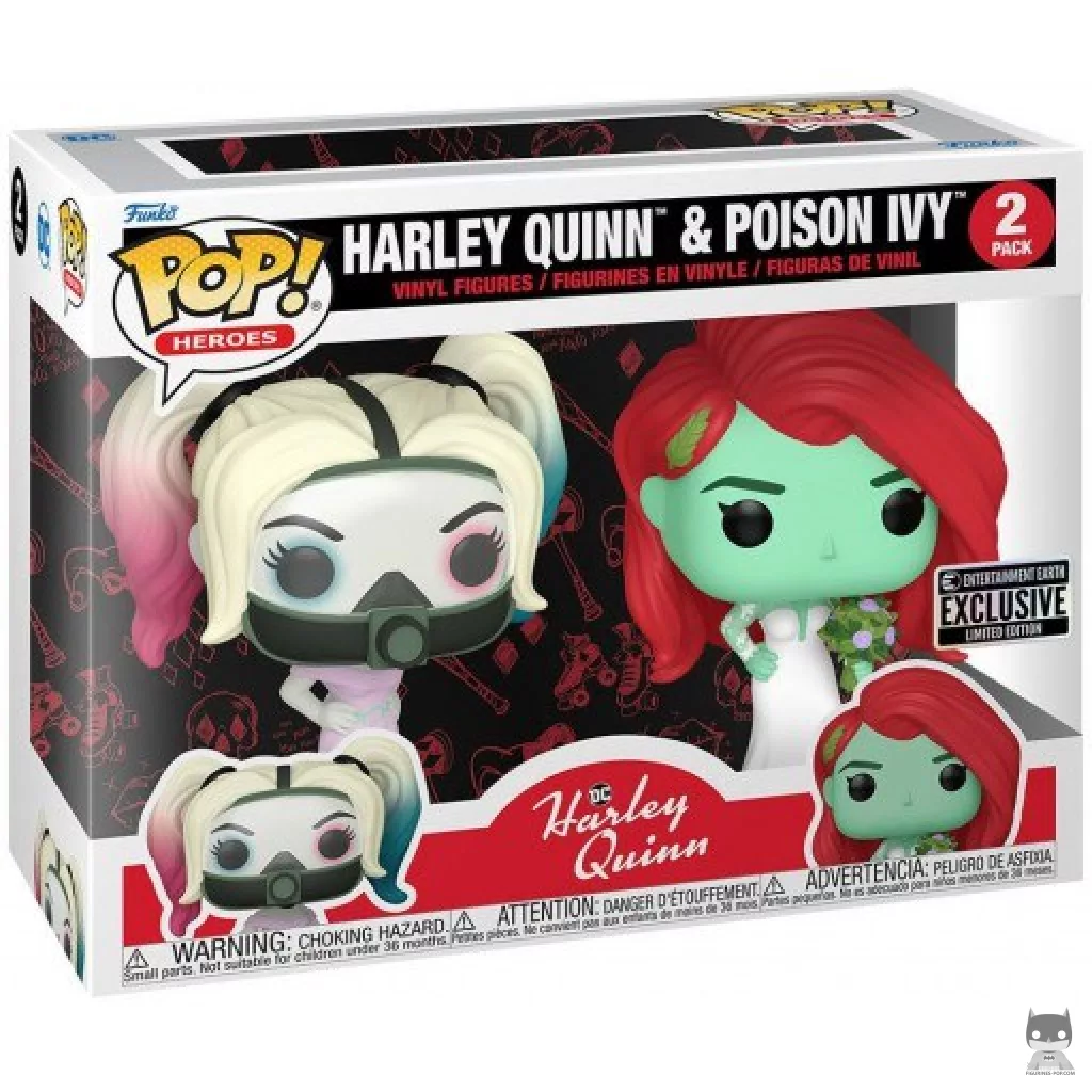 Figura Funko Pop! Harley Quinn & Hiedra Venenosa en su caja