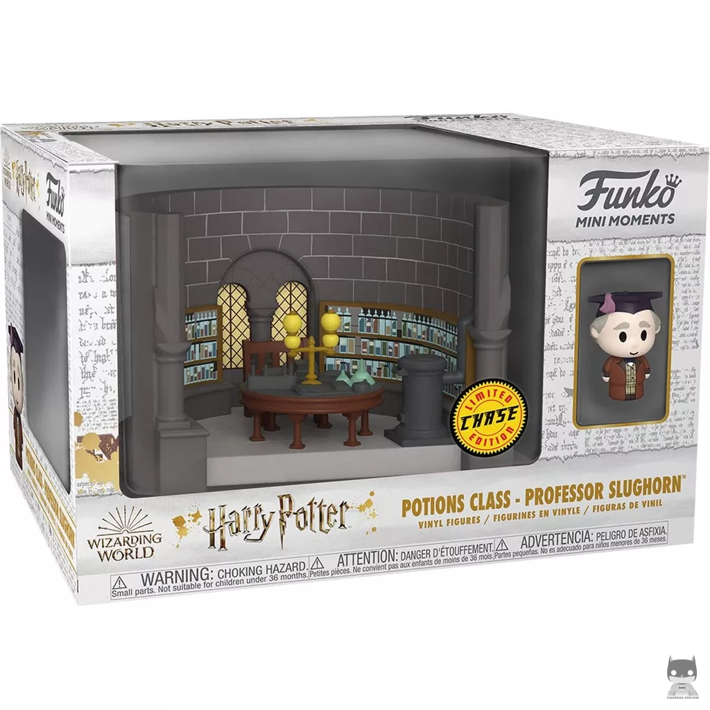 Figura Funko Pop! Clase de pociones - Profesor Slughorn (Chase) en su caja
