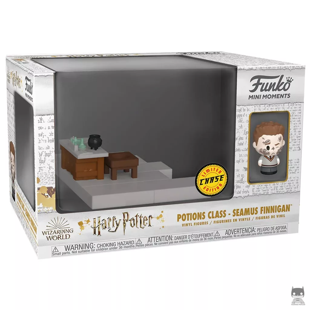 Figura Funko Pop! Clase de pociones - Seamus Finnigan (Chase) en su caja