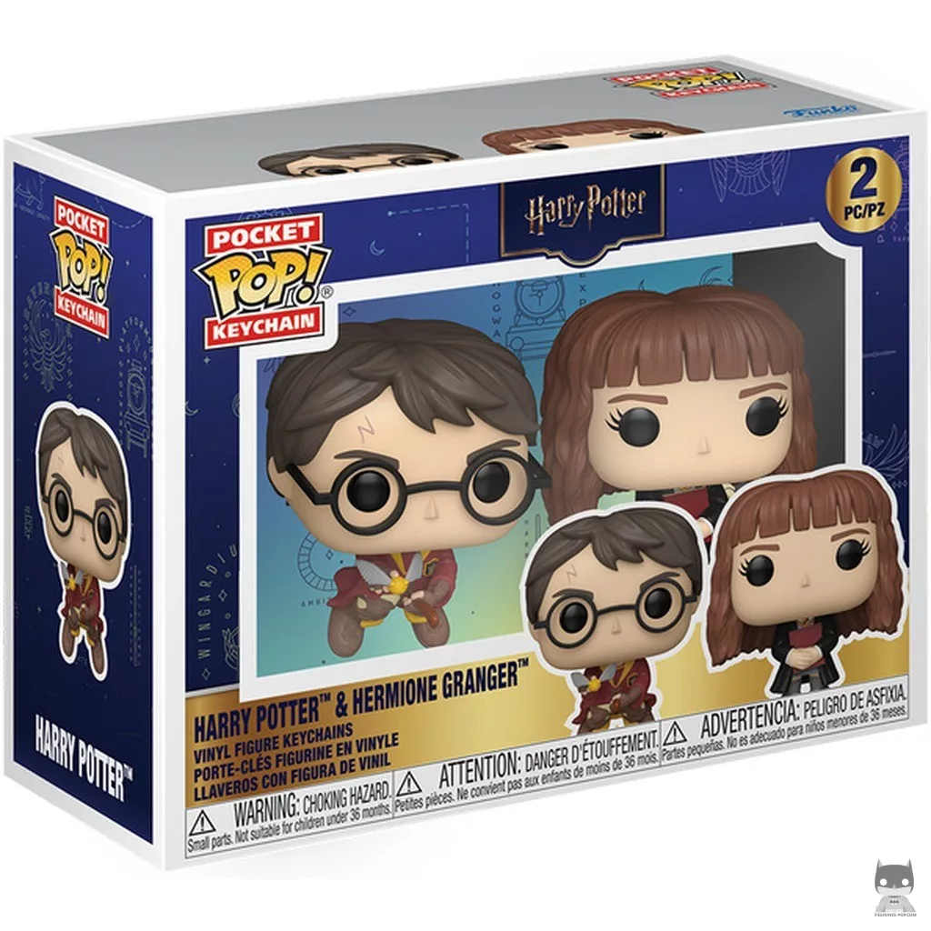 Figura Funko Pop! Harry Potter & Hermione Granger en su caja