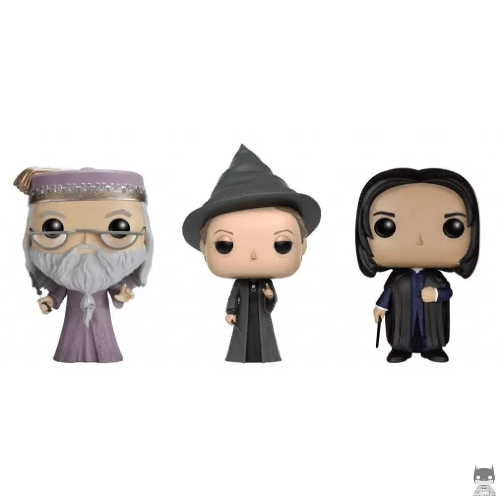 Figura Funko Pop! Profesores (Albus Dumbledore, Minerva McGonagall & Severus Snape) (Harry Potter)