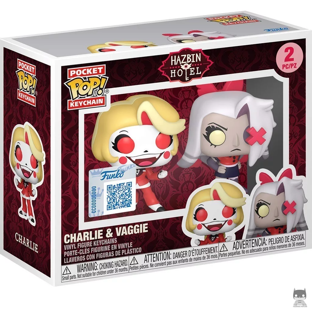 Figura Funko Pop! Charlie & Vaggie en su caja
