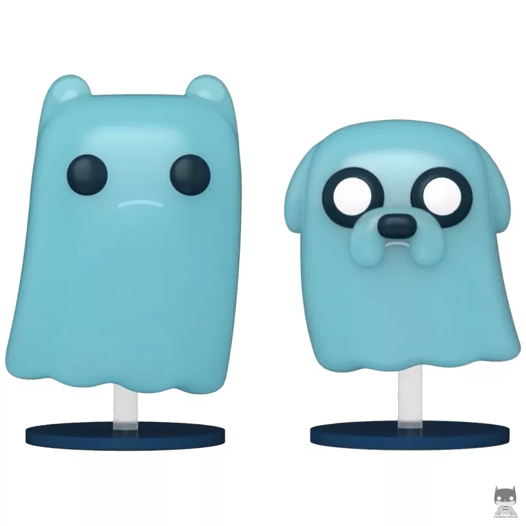 Figura Funko Pop! Finn y Jake (Fantasmas & Brilla en la oscuridad + pack de 2) (Hora de aventuras)