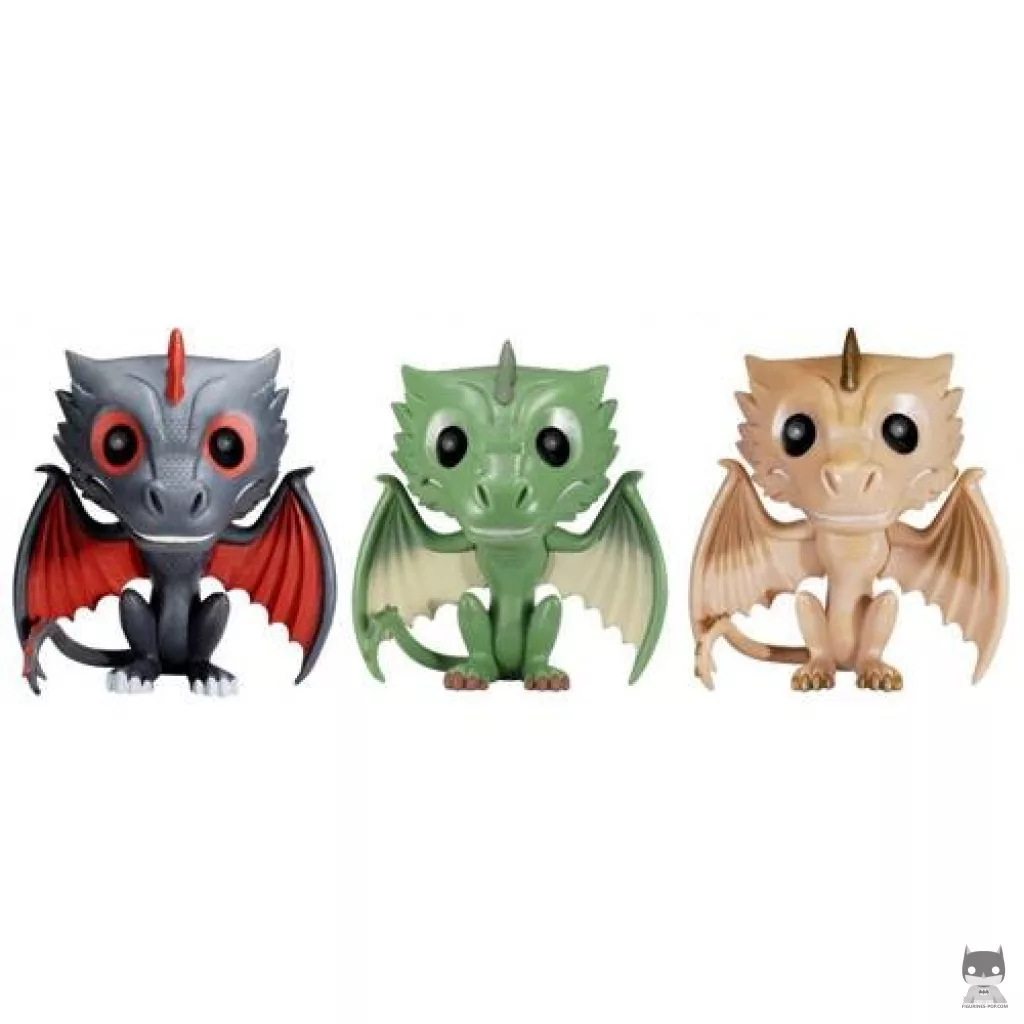 Figura Funko Pop! Drogon, Rhaegal & Viserion (Juego de tronos)
