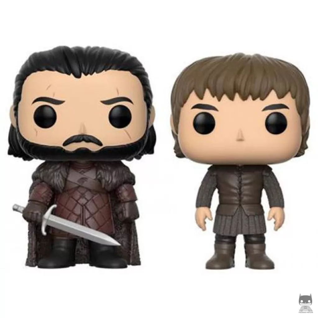 Figura Funko Pop! Jon Nieve & Bran Stark (Juego de tronos)