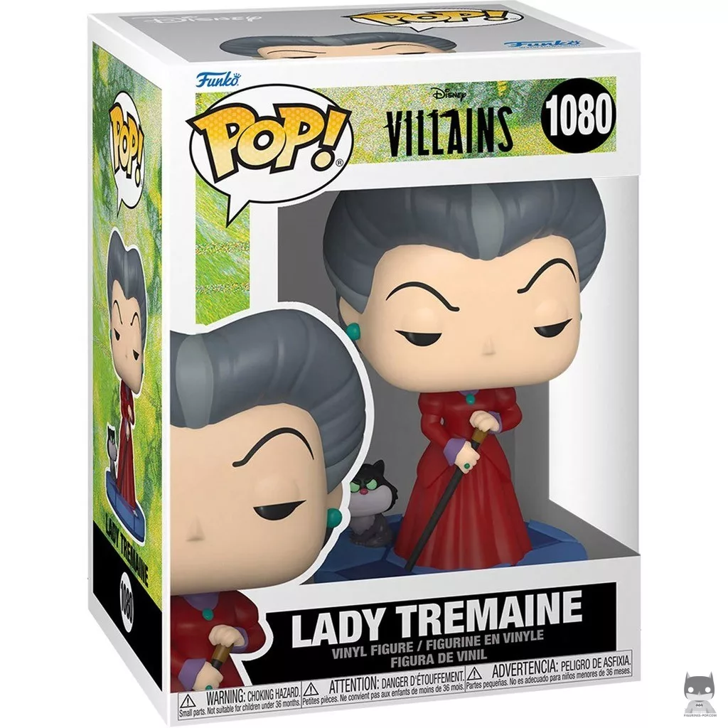 Figura Funko Pop! Lady Tremaine en su caja