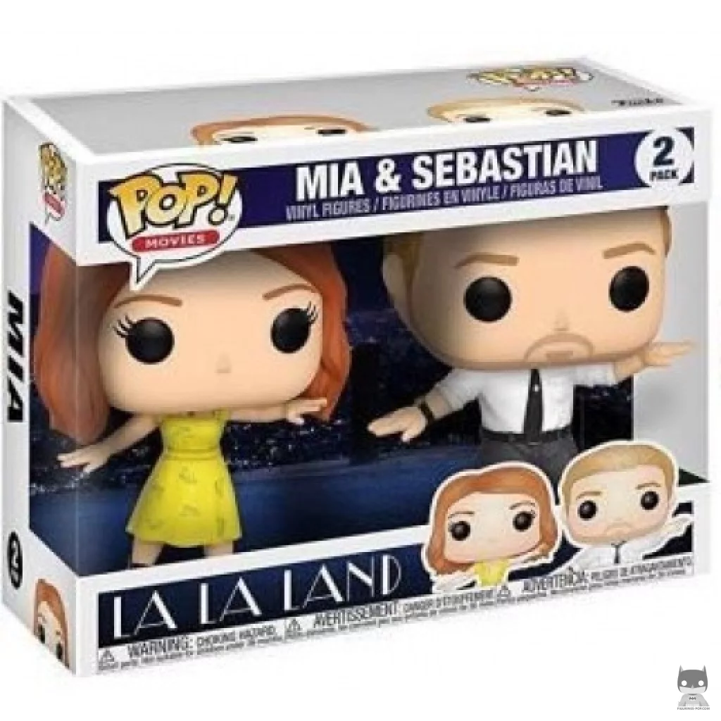 Figura Funko Pop! Mia & Sebastian en su caja