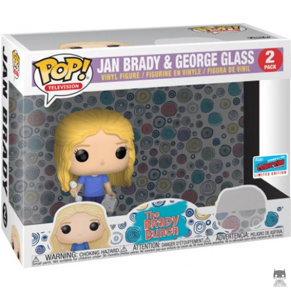 Figura Funko Pop! Jan Brady & George Glass en su caja