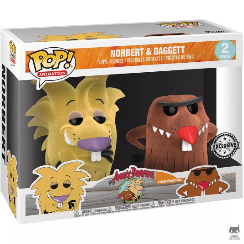 Figura Funko Pop! Norbert & Daggett en su caja