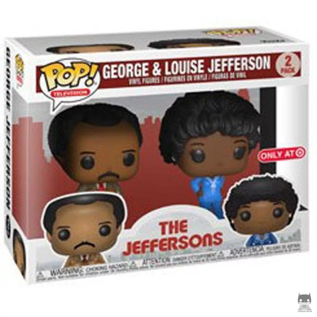 Figura Funko Pop! George & Louise Jefferson en su caja