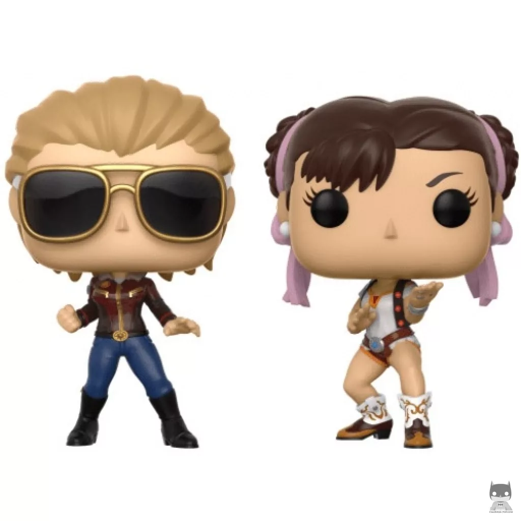 Figura Funko Pop! Capitana Marvel vs Chun-Li (Marvel vs. Capcom)