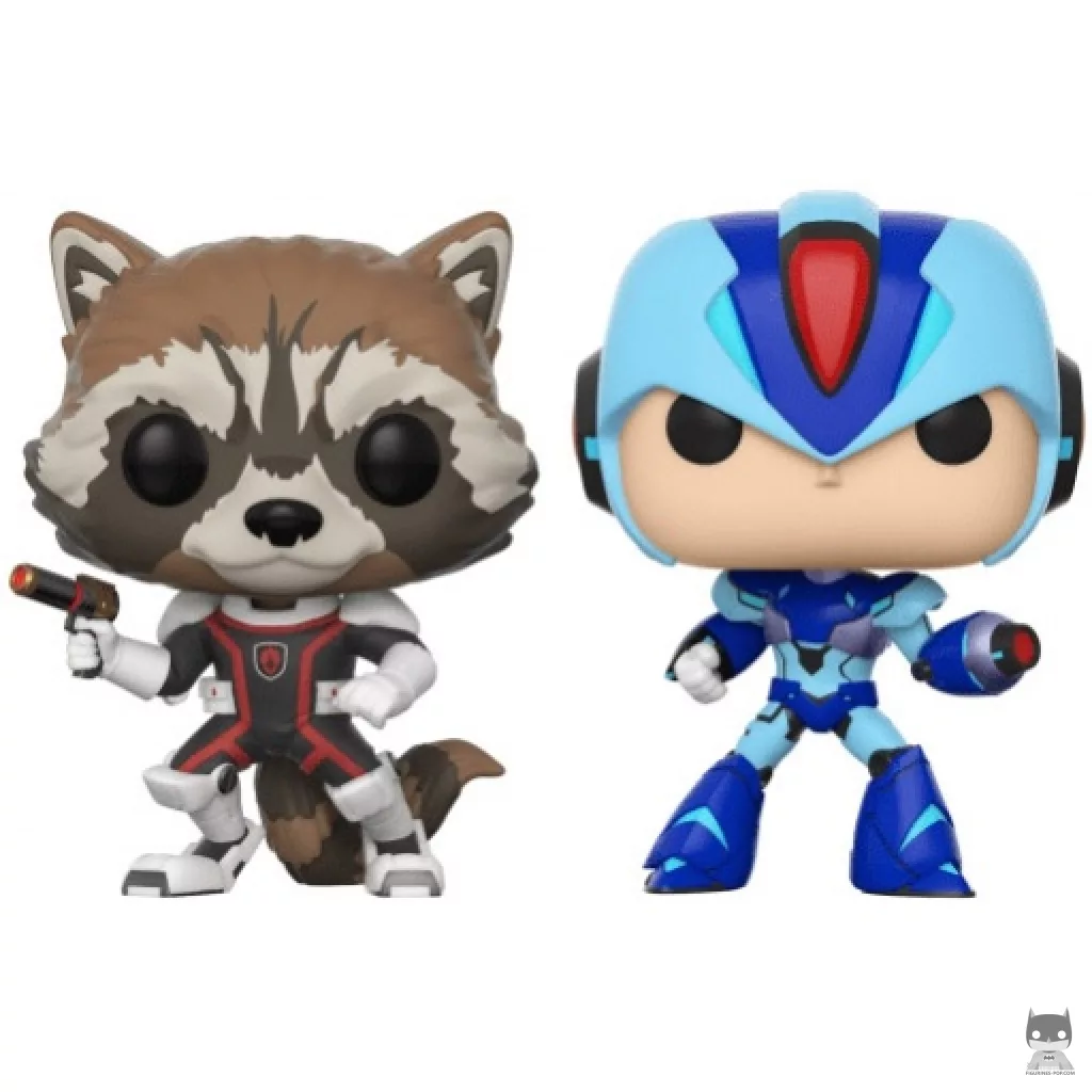 Figura Funko Pop! Rocket vs Mega Man X (Marvel vs. Capcom)