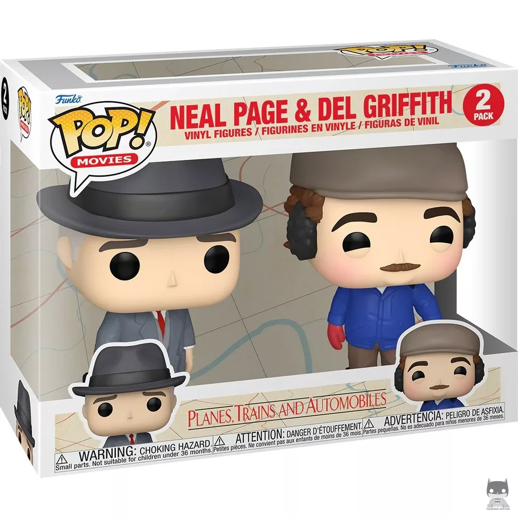 Figura Funko Pop! Neal Page & Del Griffith en su caja