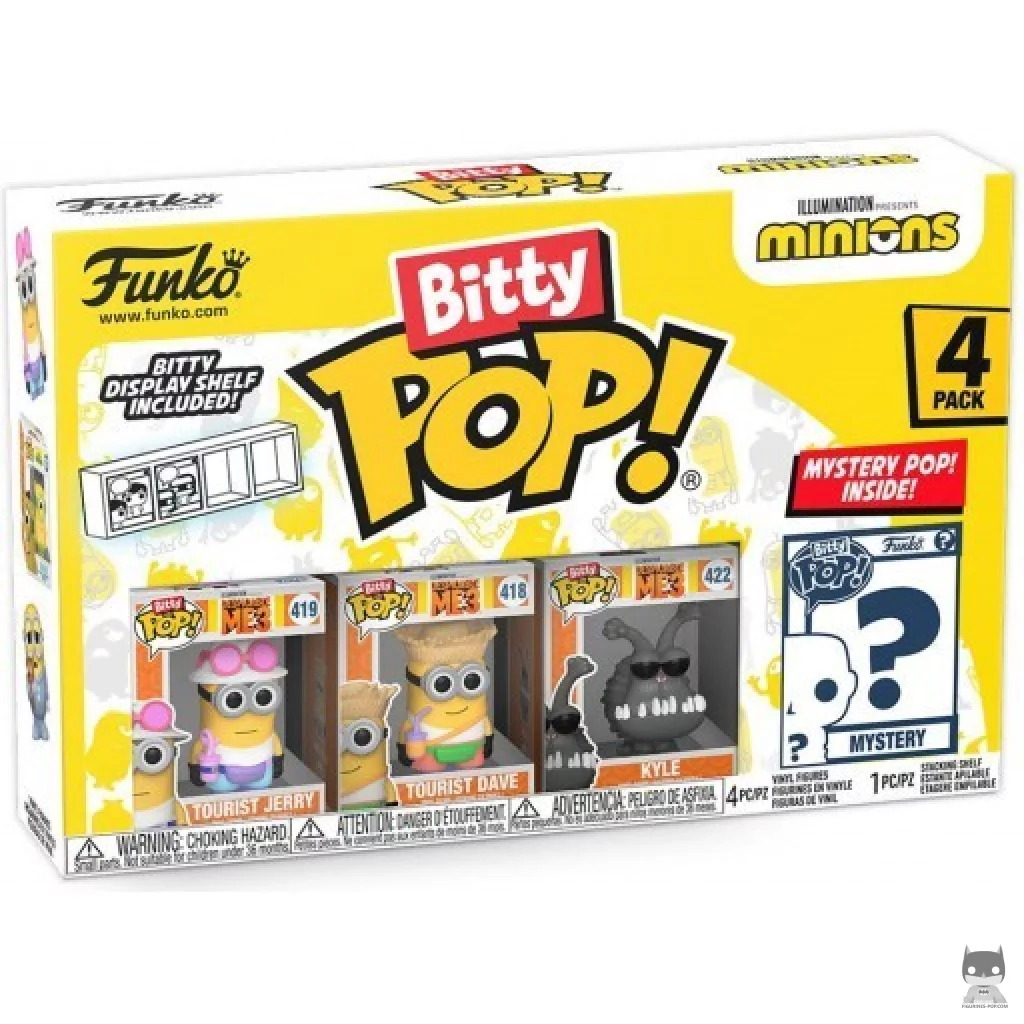 Figura Funko Pop! Minions (Serie 4) en su caja