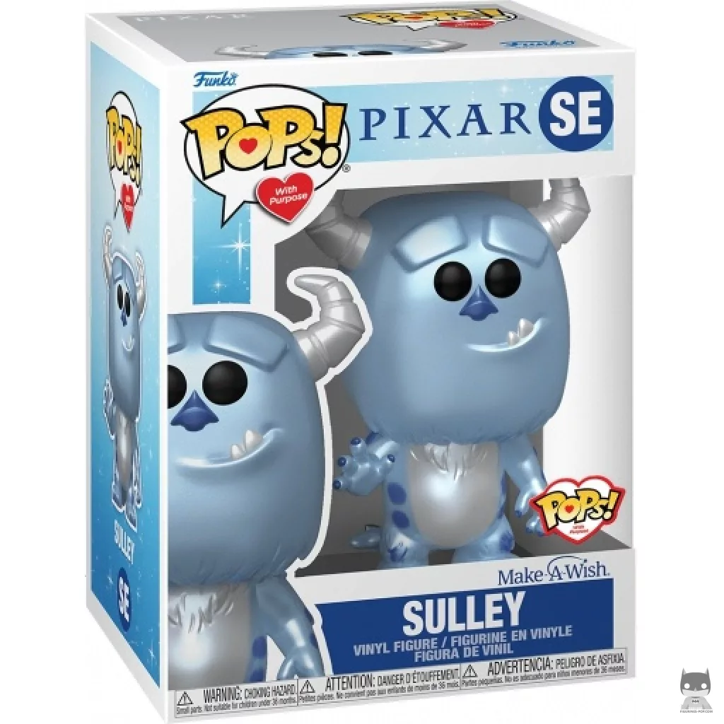 Figura Funko Pop! Sulley (Metalizado) en su caja