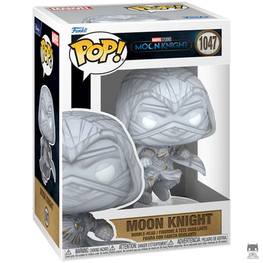 Figura Funko Pop! Moon Knight en su caja