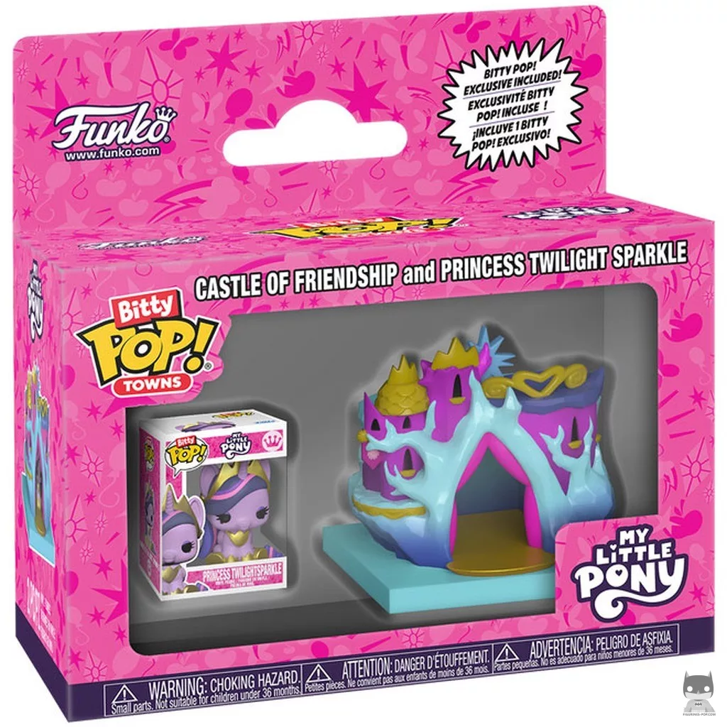 Figura Funko Pop! Castillo de la Amistad y Princesa Twilight Sparkle en su caja