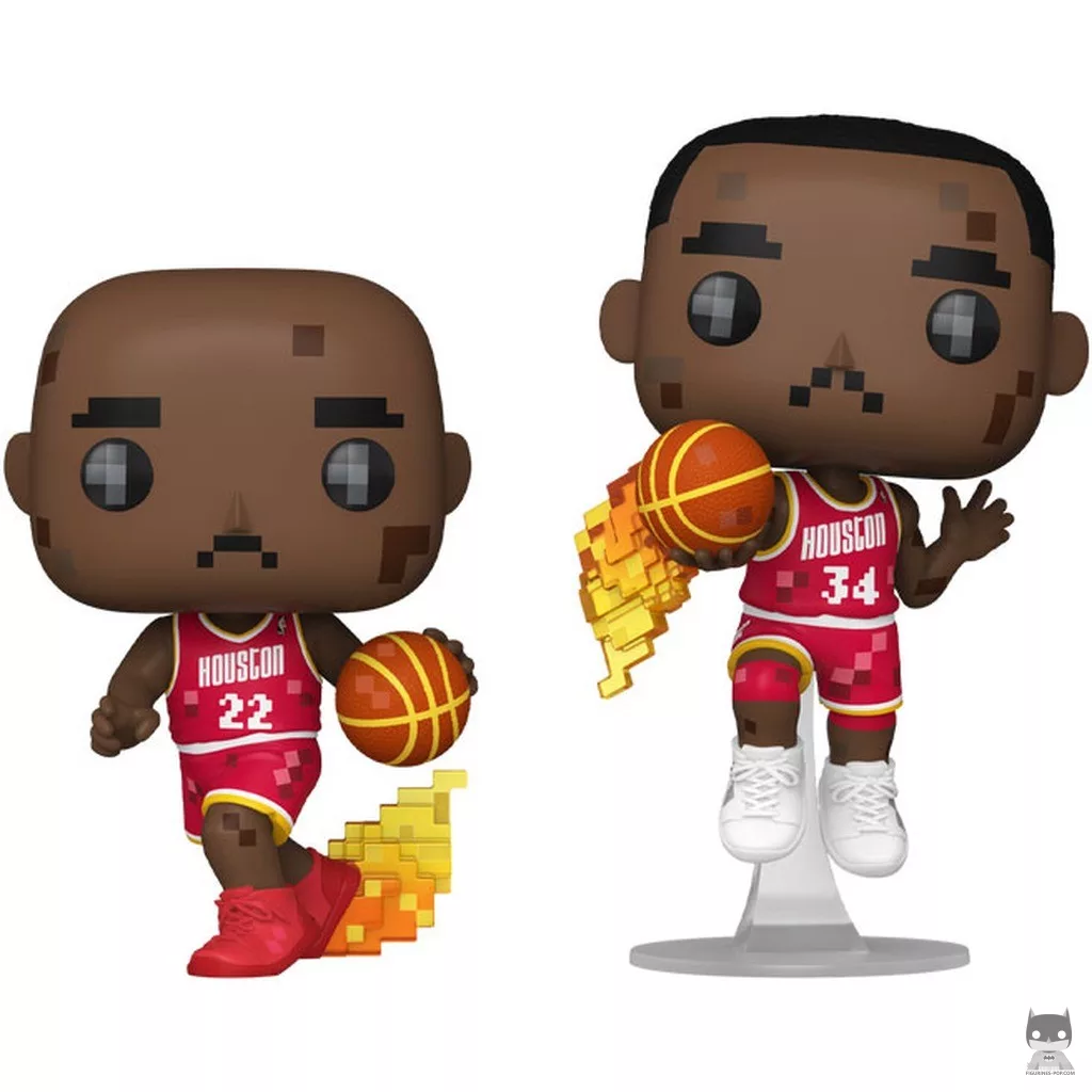 Figura Funko Pop! Clyde Drexler & Hakeem Olajuwon (NBA Jam) (NBA)