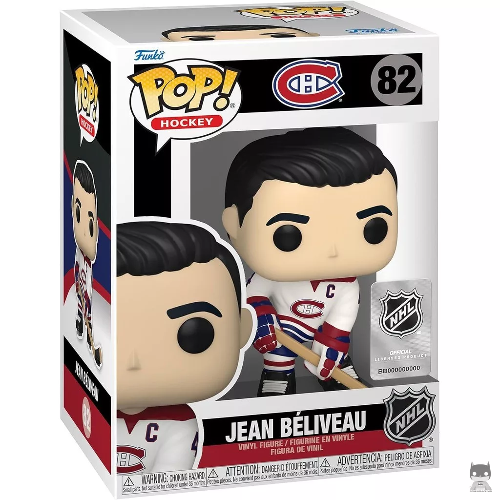 Figura Funko Pop! Jean Beliveau en su caja