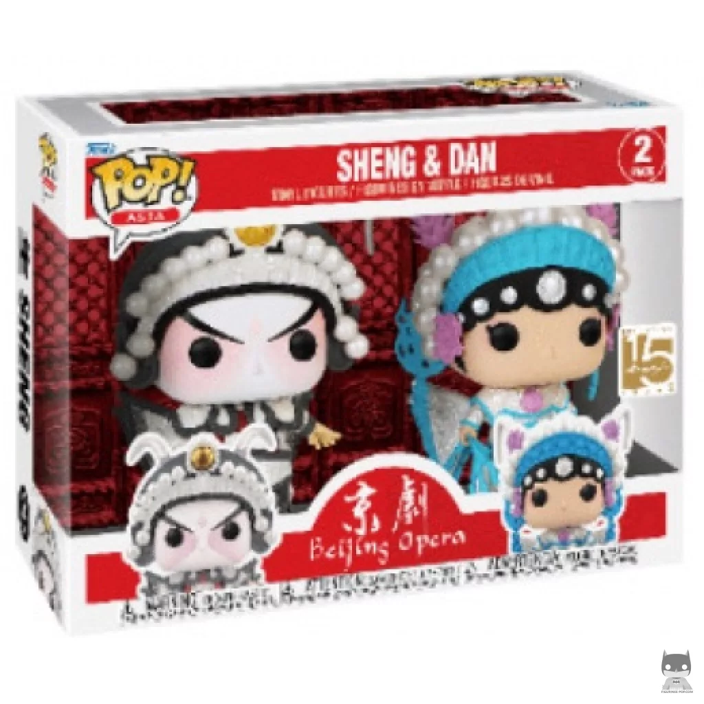 Figura Funko Pop! Sheng & Dan en su caja