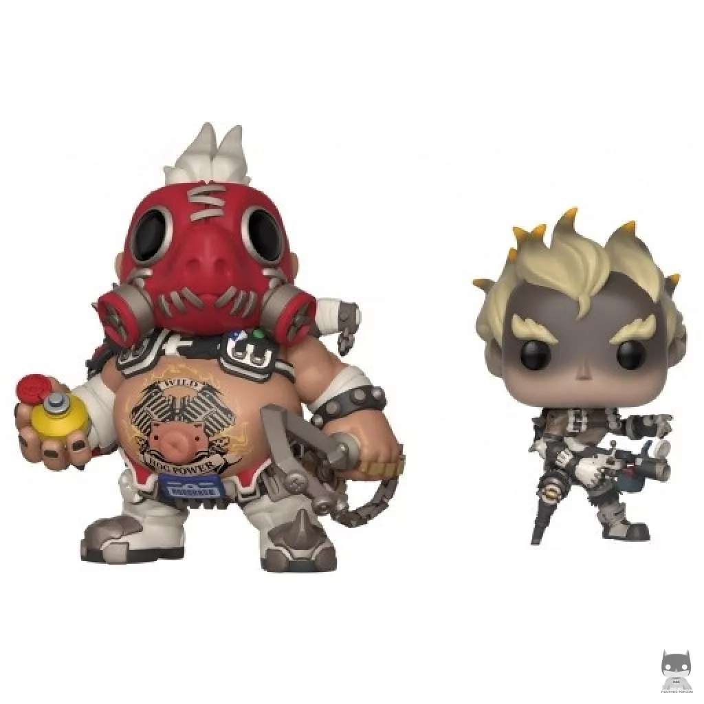 Figura Funko Pop! Junkrat & Roadhog (Aspecto Prisión) (Overwatch)