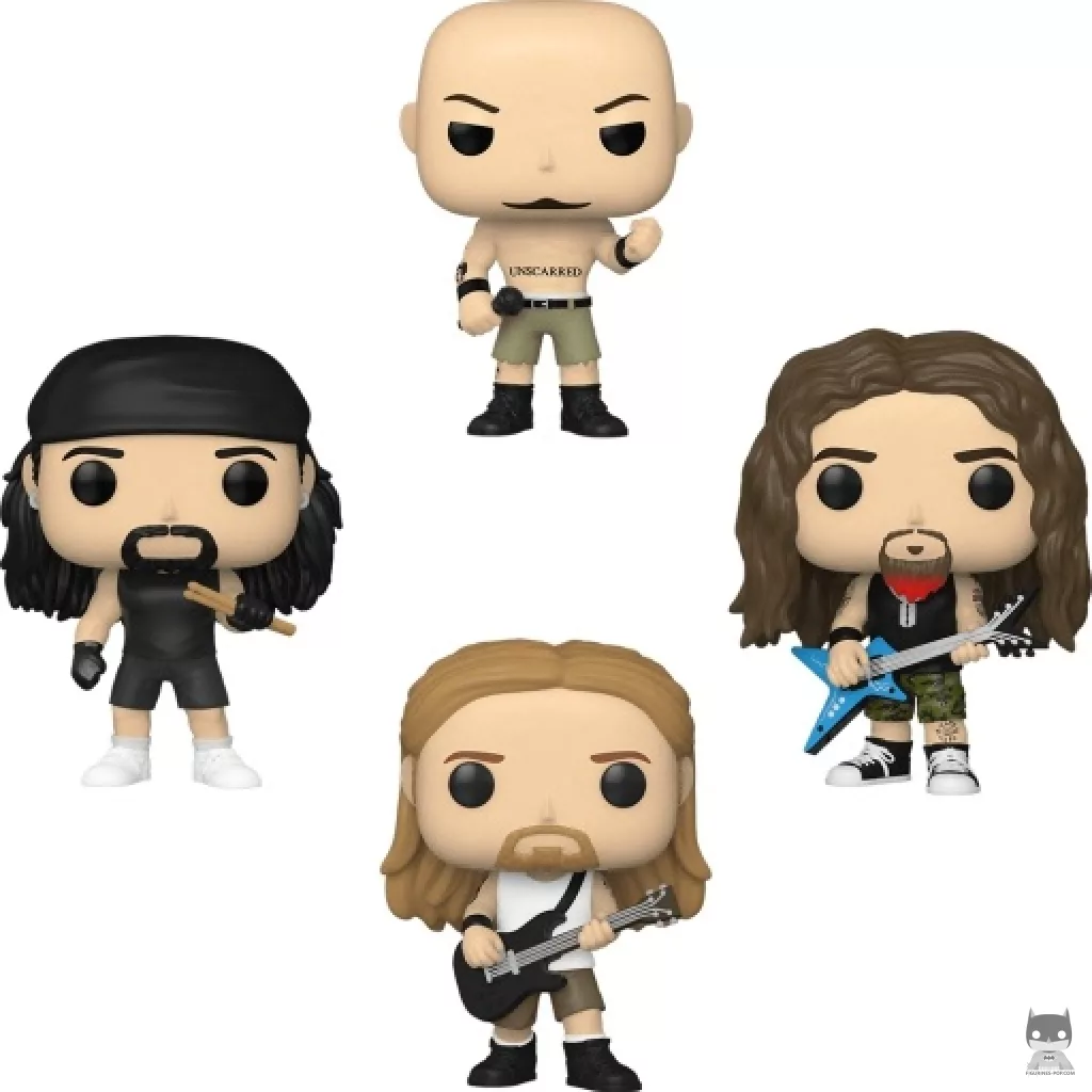 Figura Funko Pop! Philip Anselmo, Vinnie Paul, Dimebag Darrell & Rex Brown (Pantera)